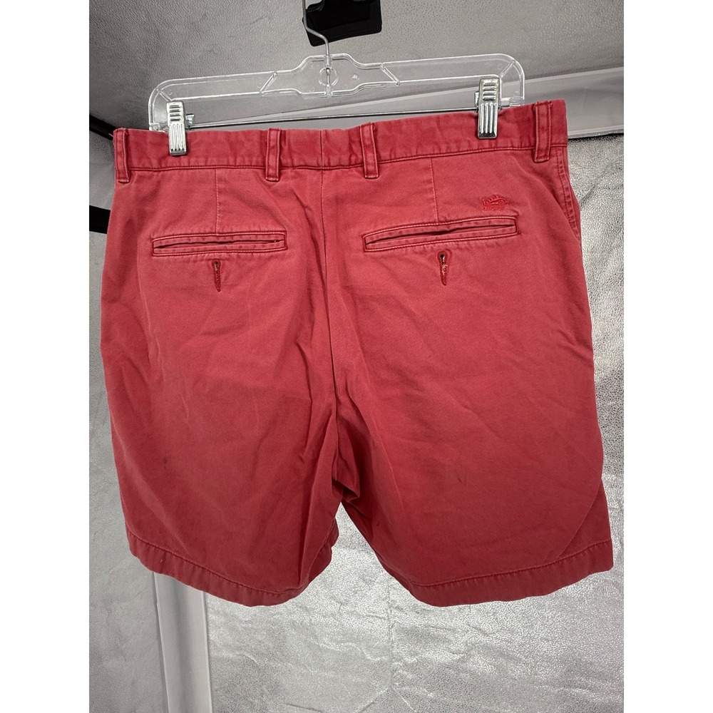 Southern Tide Mens Shorts 33 Salmon Pink Pima Cotton Blend Casual flat front - Picture 3 of 3